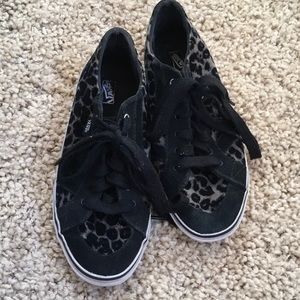 Cheetah print Vans size 8
